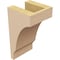 Ekena Millwork 4"W x 4"D x 8"H Wide Moab Rough Cedar Woodgrain TimberThane Corbel, Primed Tan CORUR04X04X08MOARCPR - alternate 3